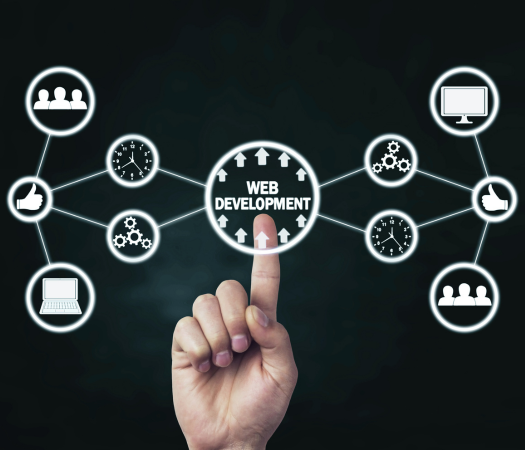 web developers working on desk